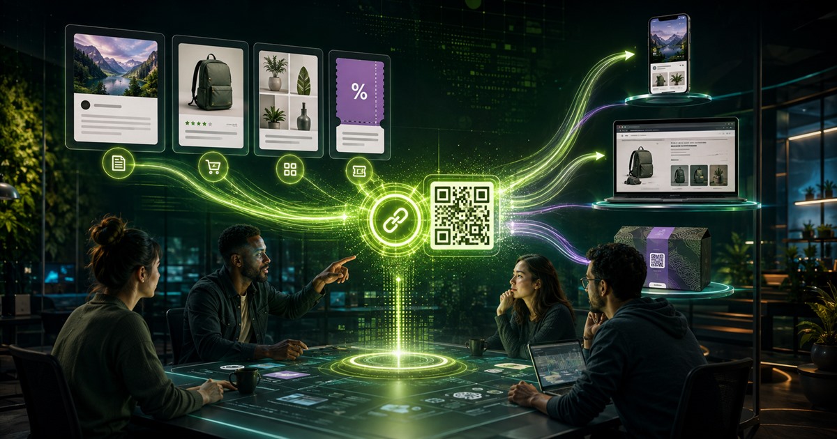 A WordPress content and growth team orchestrating articles, products, coupons, Smart Links and QR codes across web, mobile and physical campaigns